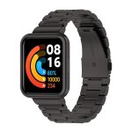 Three-bead Steel Watch Band for Xiaomi Redmi Watch 2 Lite International Version(Black) - Image 4