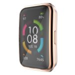 Για θήκη ρολογιού Huawei Band 7 Πλήρης κάλυψη με επιμετάλλωση TPU (Ροζ χρυσό) - Image 3