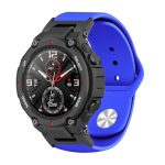 For Amazfit T-Rex / T-Rex Pro / Ares Silicone Reverse Buckle Watch Band(Blue) - Image 2