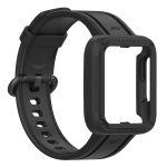 For Xiaomi Redmi Watch Silicone Solid Color Watch Band(Black) - Image 3