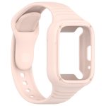 For Redmi Watch 3 Active Integrated Fully Enclosed Silicone Watch Band(Pink) - Image 2