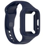 For Redmi Watch 3 Active Integrated Fully Enclosed Silicone Watch Band(Ink Blue) - Image 2