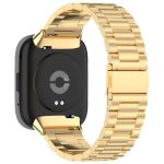 Για Redmi Watch 3 Active Three Bead από ανοξείδωτο ατσάλι μεταλλικό λουράκι (χρυσό) - Image 2