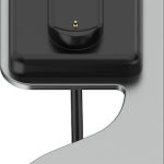 Για Amazfit GTR4 / GTR4 Pro Περιστρεφόμενη μεταλλική βάση φορτιστή έξυπνου ρολογιού (Γκρι)