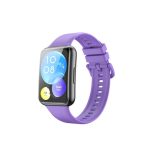 Για Huawei Watch Fit 2 Solid Color Silicone Watch Band (Μωβ)