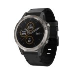 Δερμάτινο λουράκι ρολογιού από ατσάλι 22mm (Μαύρο)For Garmin Fenix 7   For Garmin Fenix 7 Solar   For Garmin Fenix 7 Sapphire Solar   For Garmin EPIX Gen 2   For Garmin Instinct 2   For Garmin Instinct   For Garmin Descent G1   For Garmin Approach S62   F