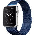 Milanese Loop Λουράκι Μεταλλικό Blue (Apple Watch 42/44/45mm)