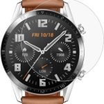 2 ΤΕΜ Για Ρολόι HUAWEI GT 2 46 mm (2019) ENKAY Hat-Prince 0,2 mm 9H 2,15D με κυρτή άκρη με σκληρυμένο γυαλί μεμβράνη