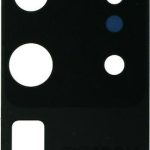 Ανταλλακτικό Tζαμάκι Κάμερας Camera Lens Cover Samsung Galaxy S20 Ultra - Black