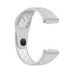 Xiaomi For Redmi Watch 3 Active Two Color Silicone Watch Band (ΓΚΡΙ +ΑΣΠΡΟ )