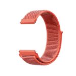 For Samsung Galaxy Watch 42mm Nylon Braided Watch Band (ΠΟΡΤΟΚΑΛΙ ΣΚΟΥΡΟ )