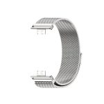 Για Huawei Watch Fit Mijobs Milan Μαγνητικό λουρί από ανοξείδωτο ατσάλι (ασημί)