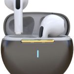 Pavareal PA-BT85 Earbud Bluetooth Handsfree Ακουστικά με Θήκη Φόρτισης Μαύρα