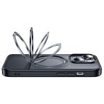 Θήκη HOCO AS1 με περιστρεφόμενο δακτύλιο συμβατό με MagSafe για IPHONE 15 μαύρο - Image 3