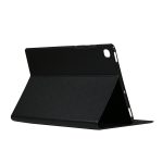 Για Galaxy Tab S6 Lite P610 Voltage Elastic Texture Δερμάτινη θήκη οριζόντιας αναδιπλούμενης με βάση (Μαύρη) - Image 4