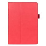 Lenovo Tab P10 TB-X705F & Tab M10 FHD REL TB-X605FC/LC & Tab M10 TB-X605F / TB-X505F Retro Texture PU Δερμάτινη Οριζόντια δερμάτινη θήκη με θήκη & 2 υποδοχές για κάρτες & λουράκι χεριού (κόκκινο) - Image 3