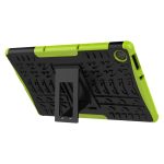 For Lenovo Tab M10 HD Gen 2 (TB-X306F) Tire Texture TPU+PC Shockproof Case with Holder(Green) - Image 2