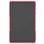 For Lenovo Tab M10 HD Gen 2 (TB-X306F) Tire Texture TPU+PC Shockproof Case with Holder(Pink) - Image 4