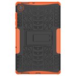 For Lenovo Tab M10 HD Gen 2 (TB-X306F) Tire Texture TPU+PC Shockproof Case with Holder(Orange) - Image 3