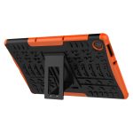 For Lenovo Tab M10 HD Gen 2 (TB-X306F) Tire Texture TPU+PC Shockproof Case with Holder(Orange) - Image 4