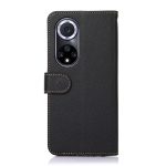 For Honor 50 KHAZNEH Litchi Texture Leather RFID Phone Case(Black) - Image 3