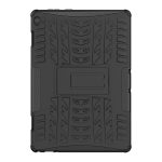 Για Lenovo Tab M10 X605 / X505 Tire Texture Προστατευτική θήκη tablet TPU+PC με θήκη (Μαύρη) - Image 3