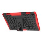 Για Lenovo Tab M10 X605 / X505 Tire Texture Προστατευτική θήκη tablet TPU+PC με θήκη (κόκκινη) - Image 4