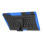 Για Lenovo Tab M10 X605 / X505 Tire Texture Προστατευτική θήκη tablet TPU+PC με θήκη (Μπλε) - Image 5