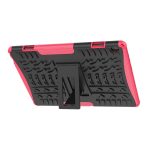 Για Lenovo Tab M10 X605 / X505 Tire Texture Προστατευτική θήκη tablet TPU+PC με θήκη (ροζ) - Image 3