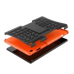 Για Lenovo Tab M10 X605 / X505 Tire Texture Προστατευτική θήκη tablet TPU+PC με θήκη (πορτοκαλί) - Image 2