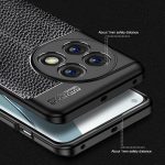 Για OnePlus 11 5G Litchi Texture Αντικραδασμική θήκη τηλεφώνου TPU (Μαύρη) - Image 2