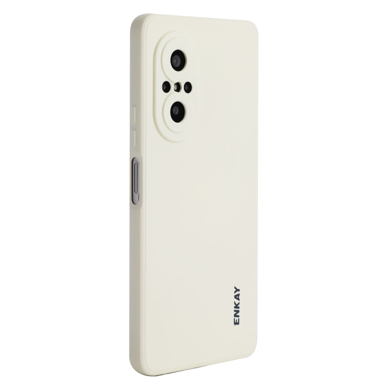 20230210105202_3fd34339 For Huawei Nova 9 SE / Honor 50 SE ENKAY Liquid Silicone Shockproof Phone Case ( ΑΣΠΡΟ ΜΠΕΖ Beige ) - Image 1