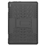 Για Lenovo Tab E10 Tire Texture Προστατευτική θήκη TPU+PC με θήκη (Μαύρη) - Image 4