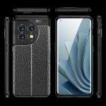 Για OnePlus 11 5G Litchi Texture Αντικραδασμική θήκη τηλεφώνου TPU (Μπλε) - Image 4