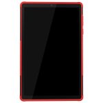 Για  Lenovo Tab M10 Plus TB-X606F Αντικραδασμική θήκη TPU+PC με θήκη (κόκκινη) - Image 4
