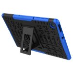 Για Lenovo Tab M10 Plus TB-X606F Tire Texture Προστατευτική θήκη TPU+PC με θήκη (Μπλε) - Image 2