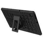 Για Lenovo Tab M10 Plus TB-X606F Tire Texture Προστατευτική θήκη TPU+PC με θήκη (Μαύρη) - Image 3