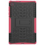 Για Lenovo Tab M10 Plus TB-X606F Tire Texture Προστατευτική θήκη TPU+PC με θήκη (Rose Red) - Image 2