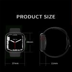 i7 pro 1.75 inch Color Screen Smart Watch, IP67 Waterproof,Support Bluetooth Call/Heart Rate Monitoring/Blood Pressure Monitoring/Blood Oxygen Monitoring/Sleep Monitoring(Black) - Image 4