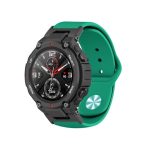 For Amazfit T-Rex / T-Rex Pro / Ares Silicone Reverse Buckle Watch Band (Green)