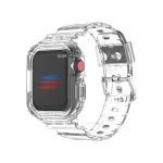 Για Apple Watch Ultra 49mm Armor Integrated TPU Watch Band (Διαφανές)