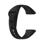 For Redmi Watch 3 Active  Sports Solid Color Silicone Replacement Watch Band(Black)