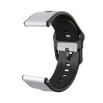 22mm For Huawei Watch GT Runner / Watch GT 3 46mm   For Huawei Watch GT 3 42mm / Watch GT 2 42mm TPU +Lychee Pattern Δερμάτινο λουρί (Λευκό)