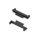For Huawei Watch Fit 2 2 in 1 Metal Watch Band Connectors (Black)