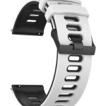 Dual-color Λουράκι Σιλικόνης Λευκό (Huawei Watch GT / GT2 (46mm))