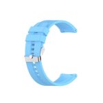 For Xiaomi Watch Color Sport Silicone Watch Band with Silver Steel Buckle(Sky Blue)