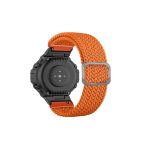 For Amazfit T-Rex / T-Rex Pro / Ares Adjustable Buckle Braided Nylon Watch Band (Orange)