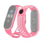 Two Tone Breathable Λουράκι Σιλικόνης Pink / White (Mi Smart Band 5/Mi Smart Band 6)