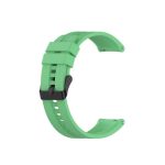 For Huawei Watch GT 2 42mm Silicone Watch Band with Black Buckle(Mint Green)