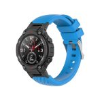 For Amazfit T-Rex / T-Rex Pro / Ares Twill Silicone Watch Band (Blue)